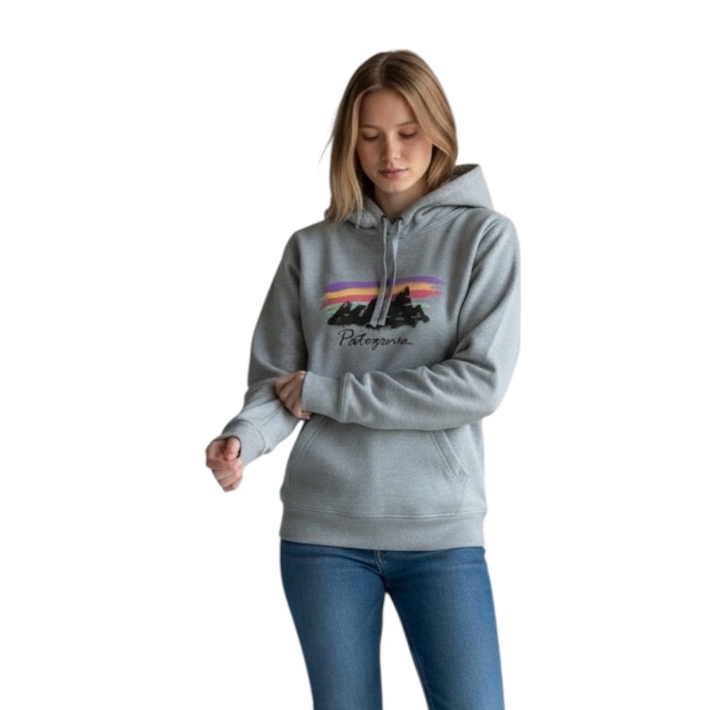 Patagonia Free Hand Fitz Roy Ahnya Hoodie Gorpcore Outdoors